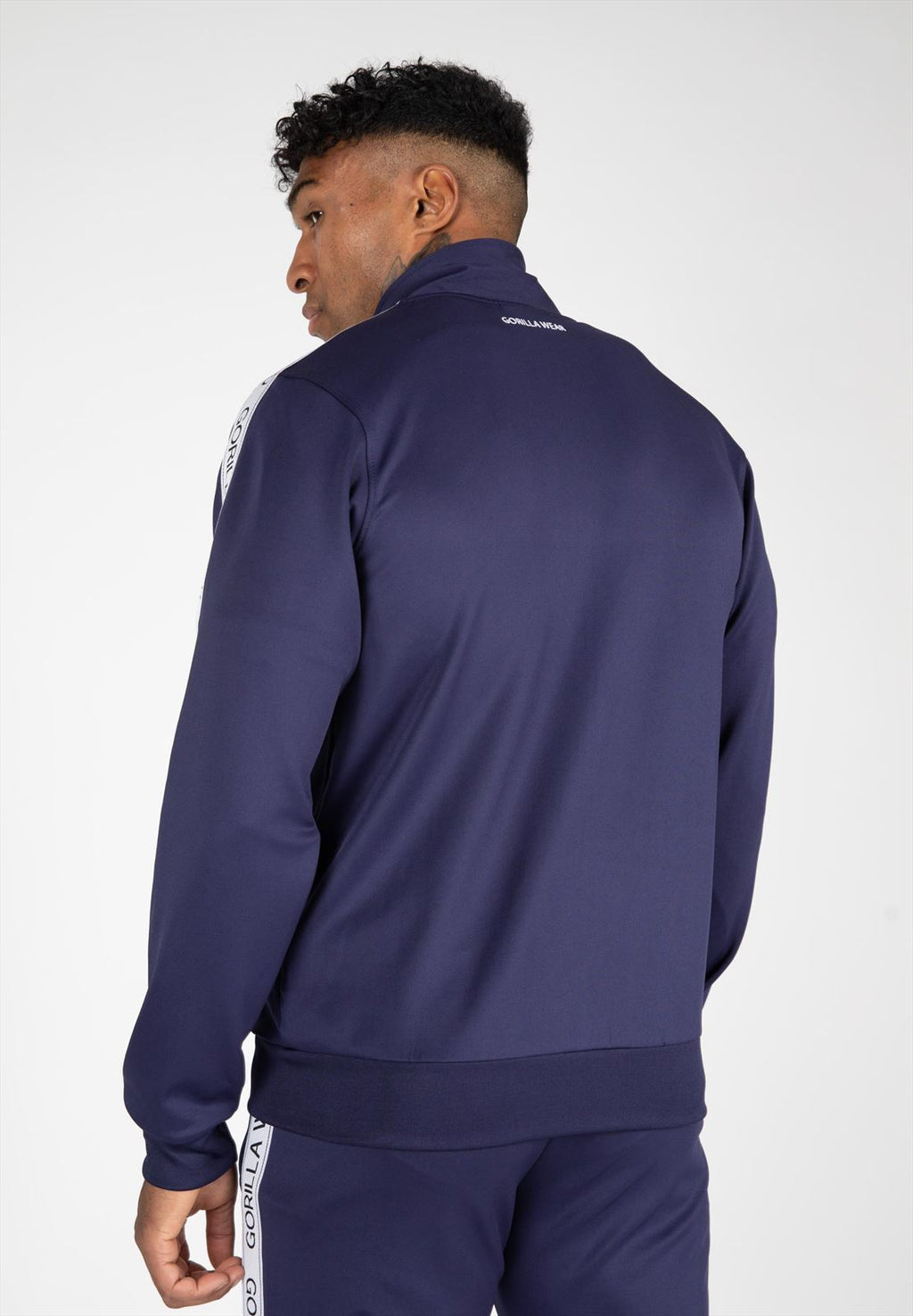 Gorilla Wear Delaware Trainingsjas - Marineblauw - Aanzicht