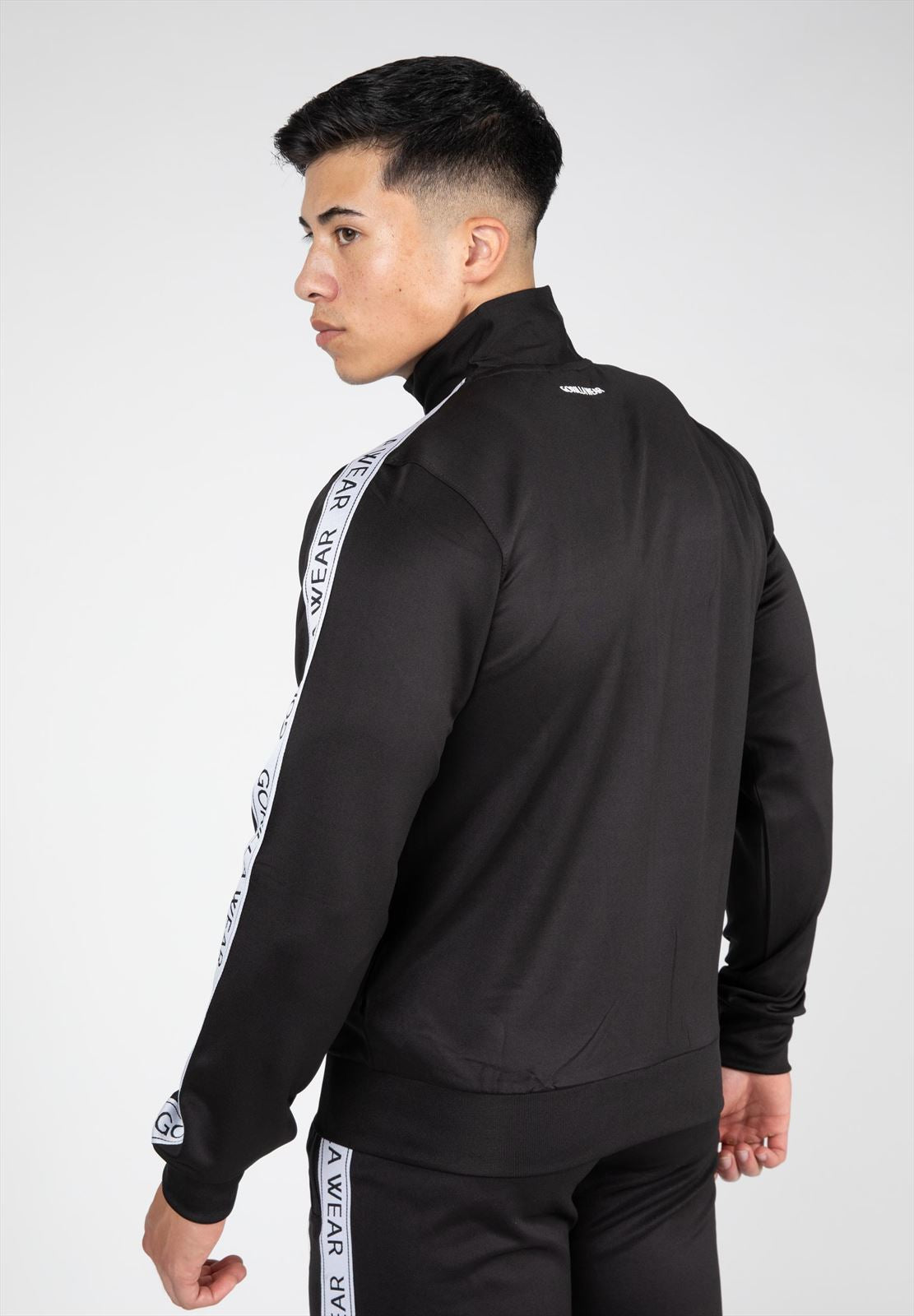 Gorilla Wear Delaware Trainingsjas - Zwart - Aanzicht