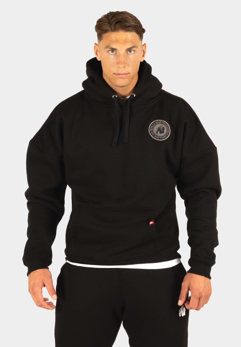 Gorilla Wear Jordan Oversized Hoodie - Zwart - Aanzicht