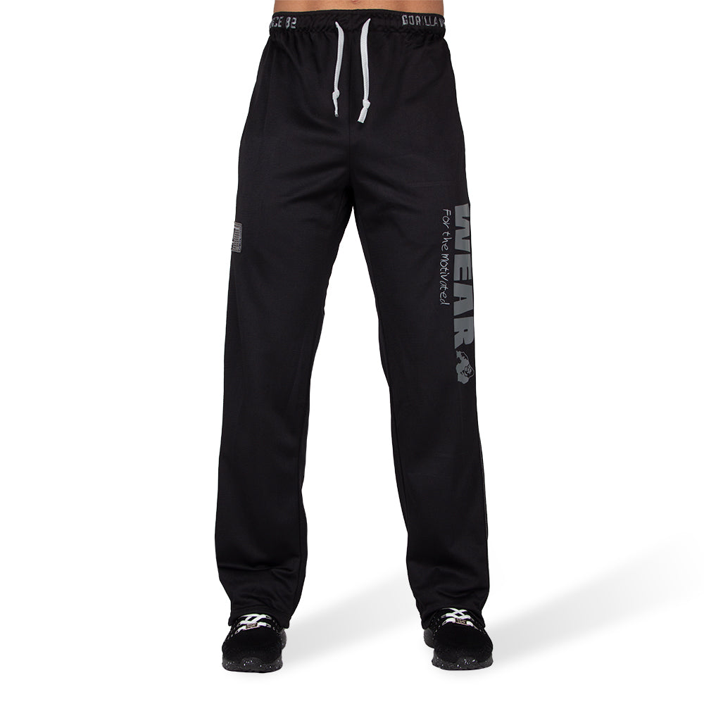 Gorilla Wear Logo Mesh Trainingsbroek - Zwart - Logo