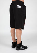 Gorilla Wear Augustine Old School Shorts - Zwart/Rood - Aanzicht