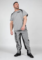 Gorilla Wear Augustine Old School Trainingsbroek - Grijs - Aanzicht