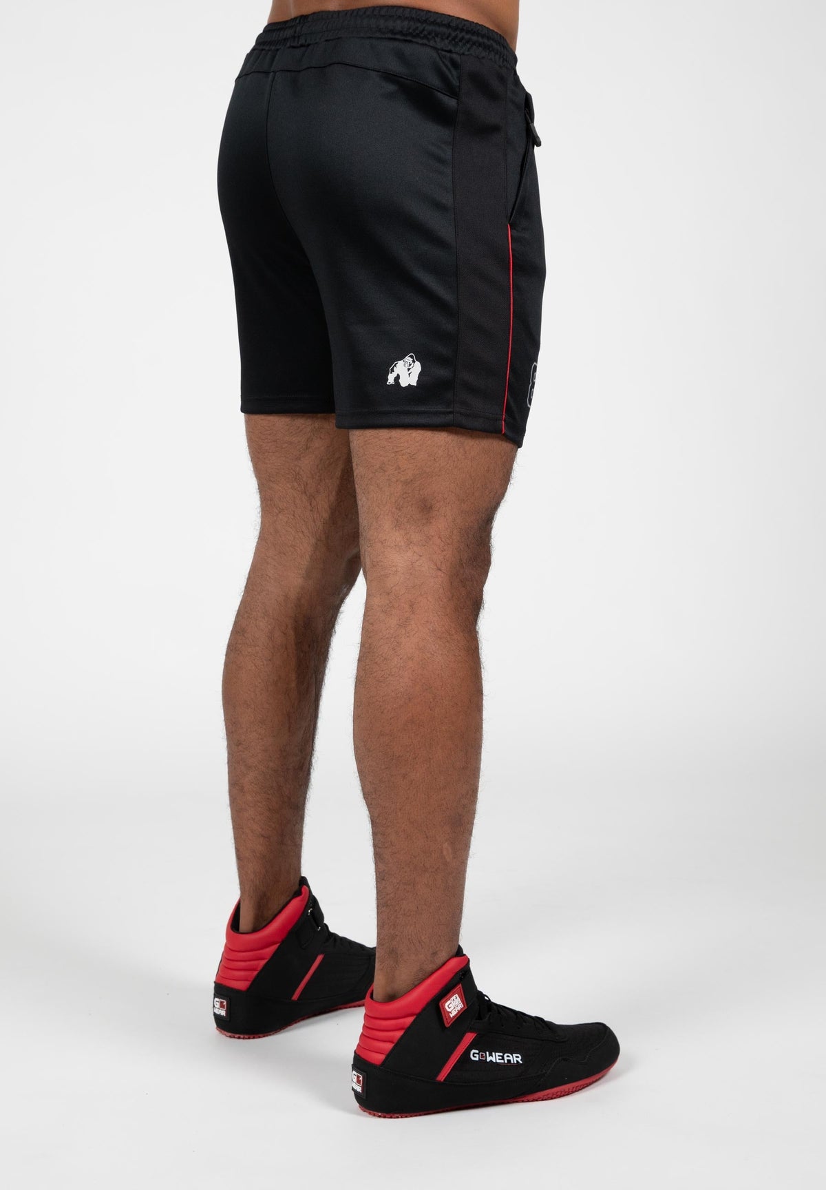 Gorilla Wear Broxton Shorts - Zwart - Aanzicht