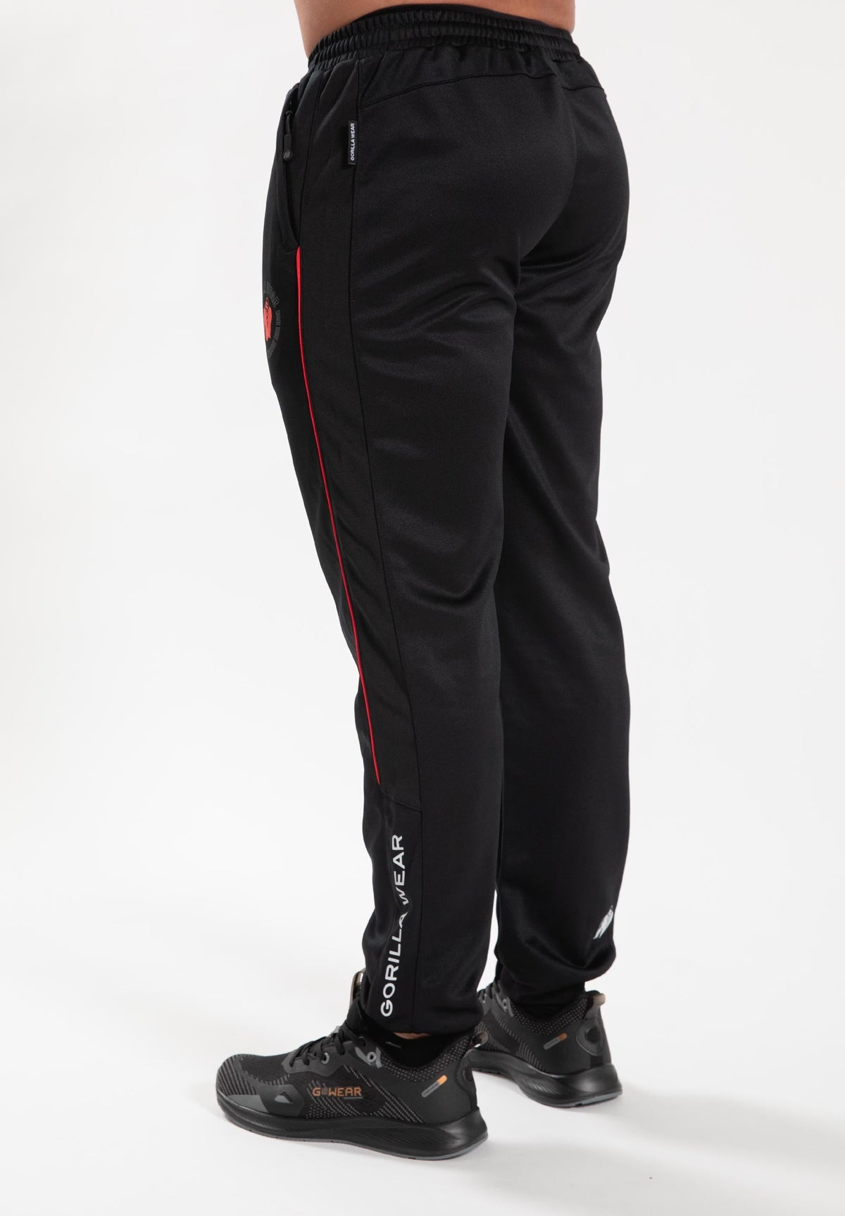 Gorilla Wear Broxton Trainingsbroek - Zwart - Aanzicht