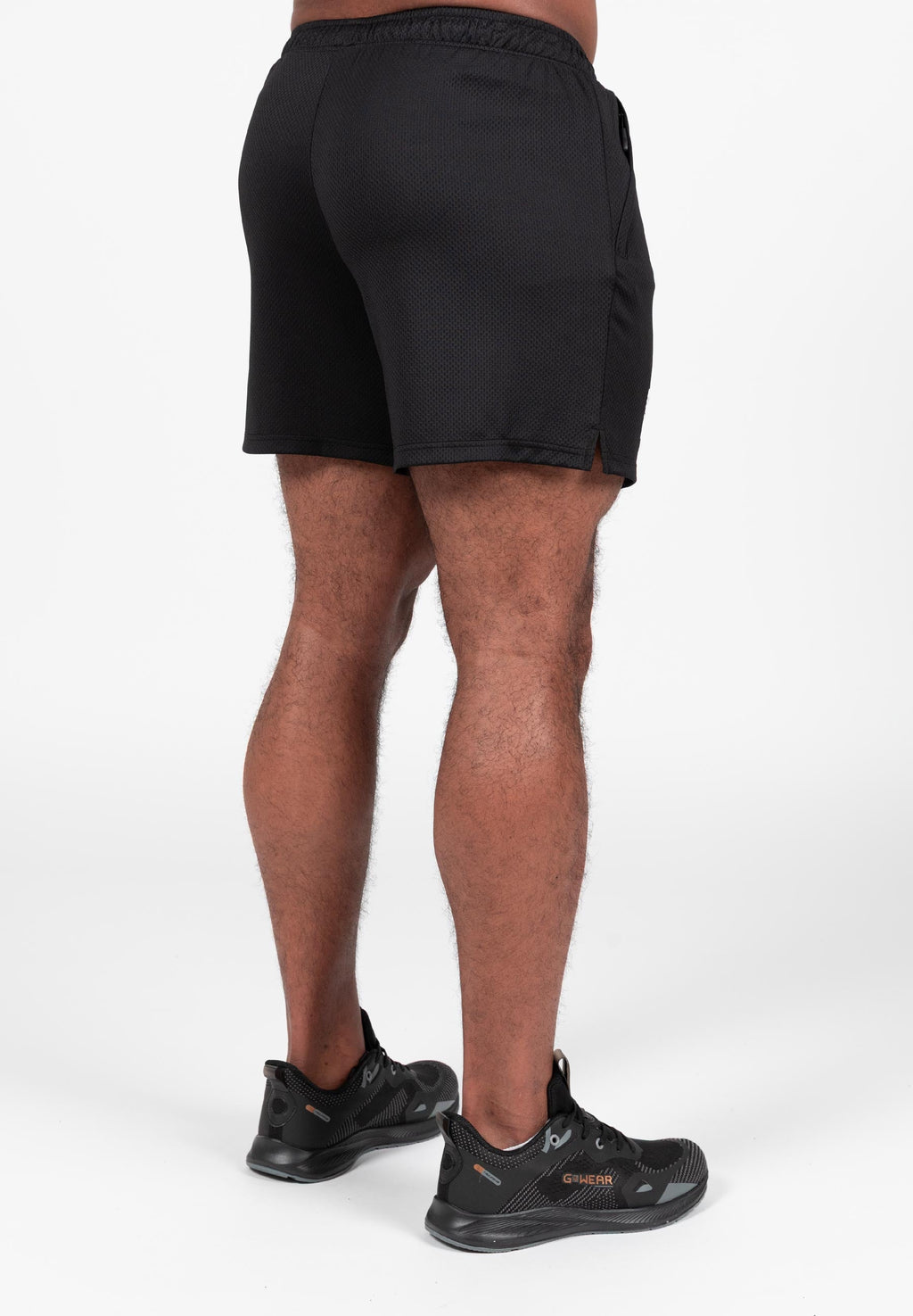 Gorilla Wear Miles Mesh Korte Broek - Zwart - Aanzicht