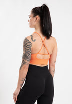 Gorilla Wear Olivia Seamless Sportbeha - Perzik - Aanzicht