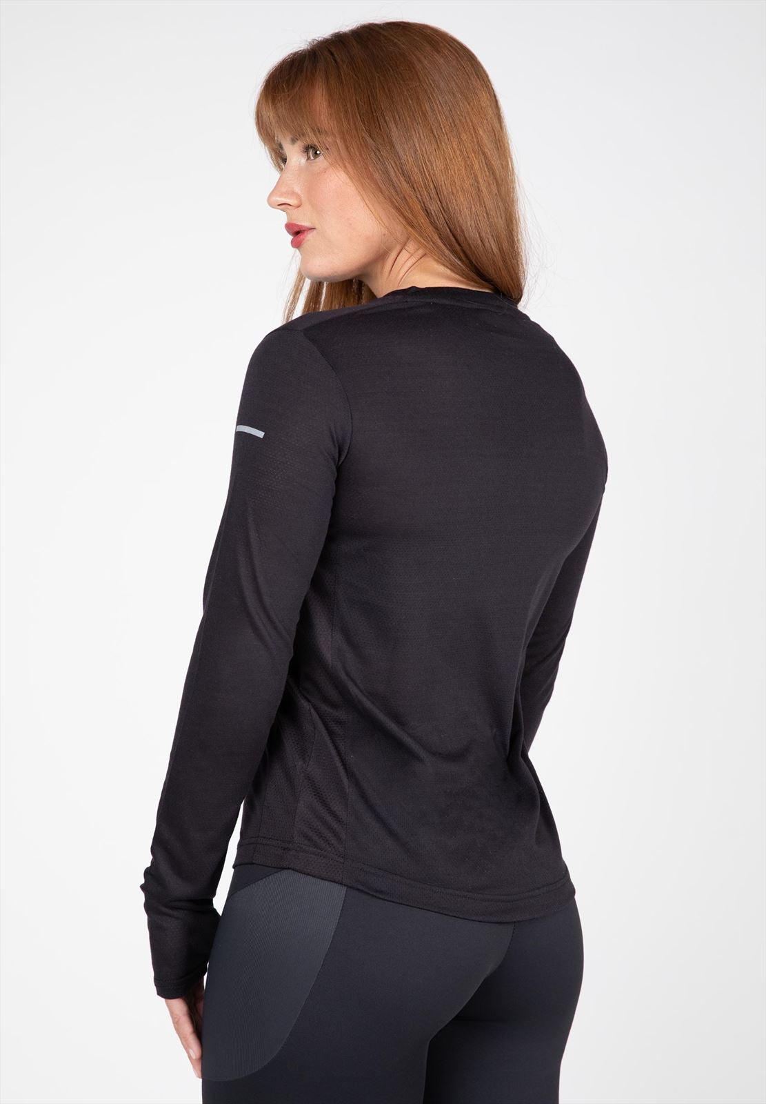 Gorilla Wear Raleigh Longsleeve - Zwart - Aanzicht