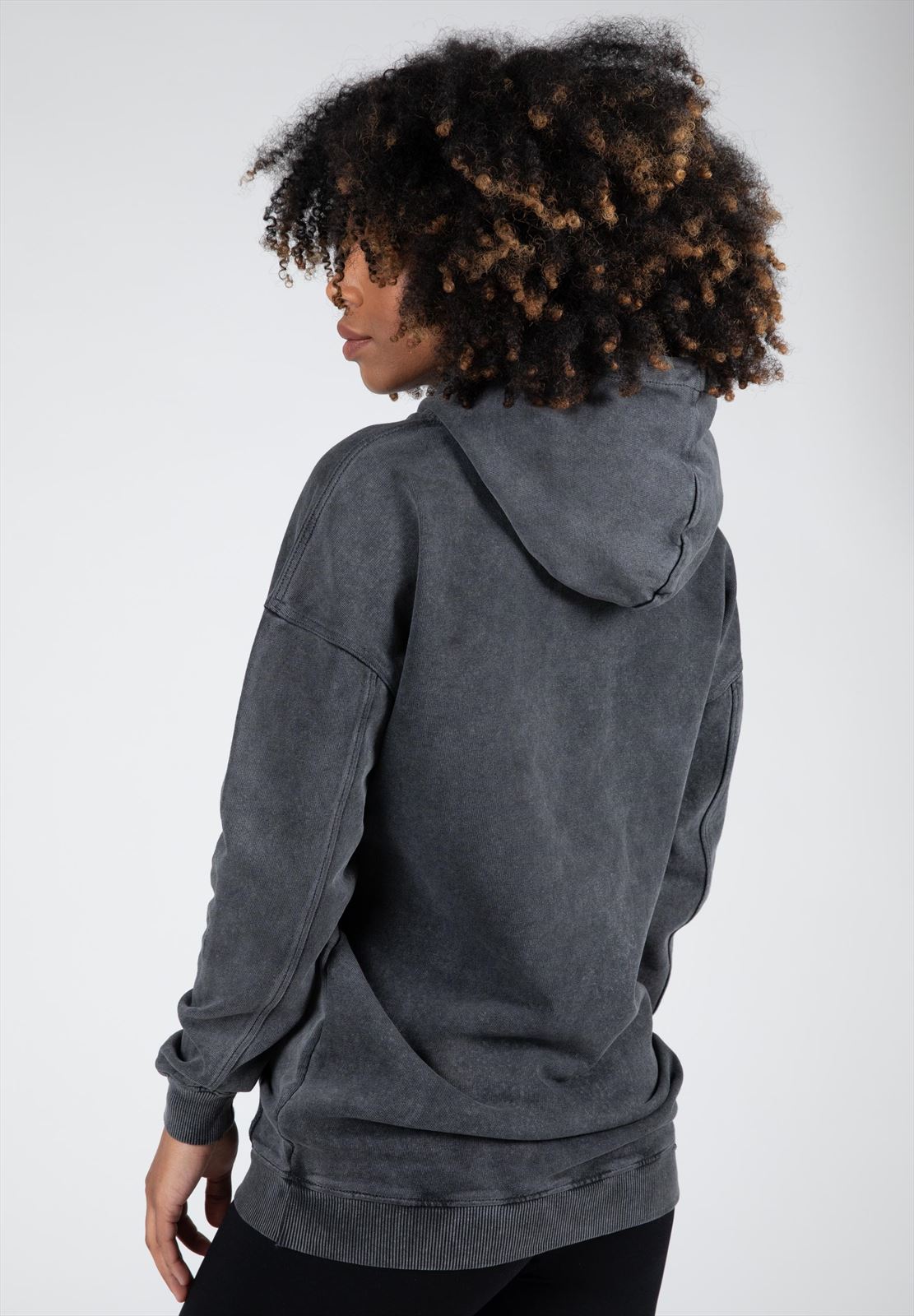 Gorilla Wear Crowley Oversized Hoodie - Grijs - Aanzicht