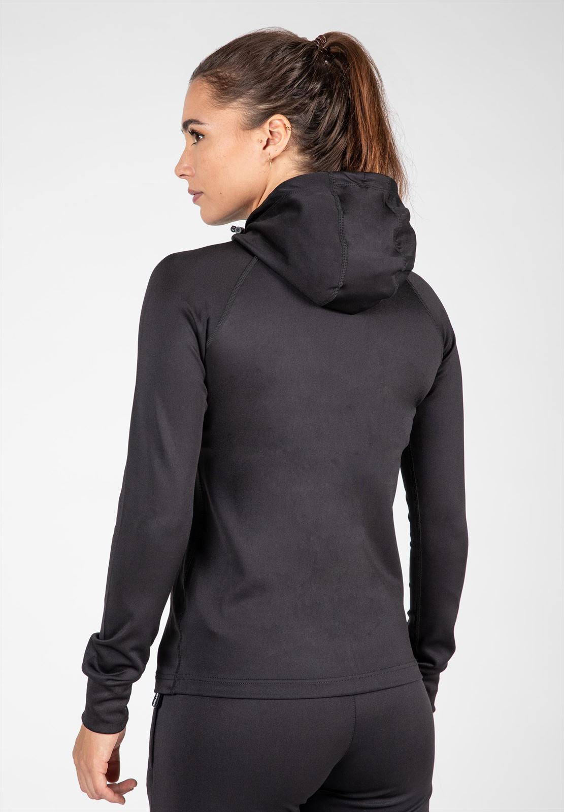 Gorilla Wear Halsey Trainingsjas - Zwart - Aanzicht