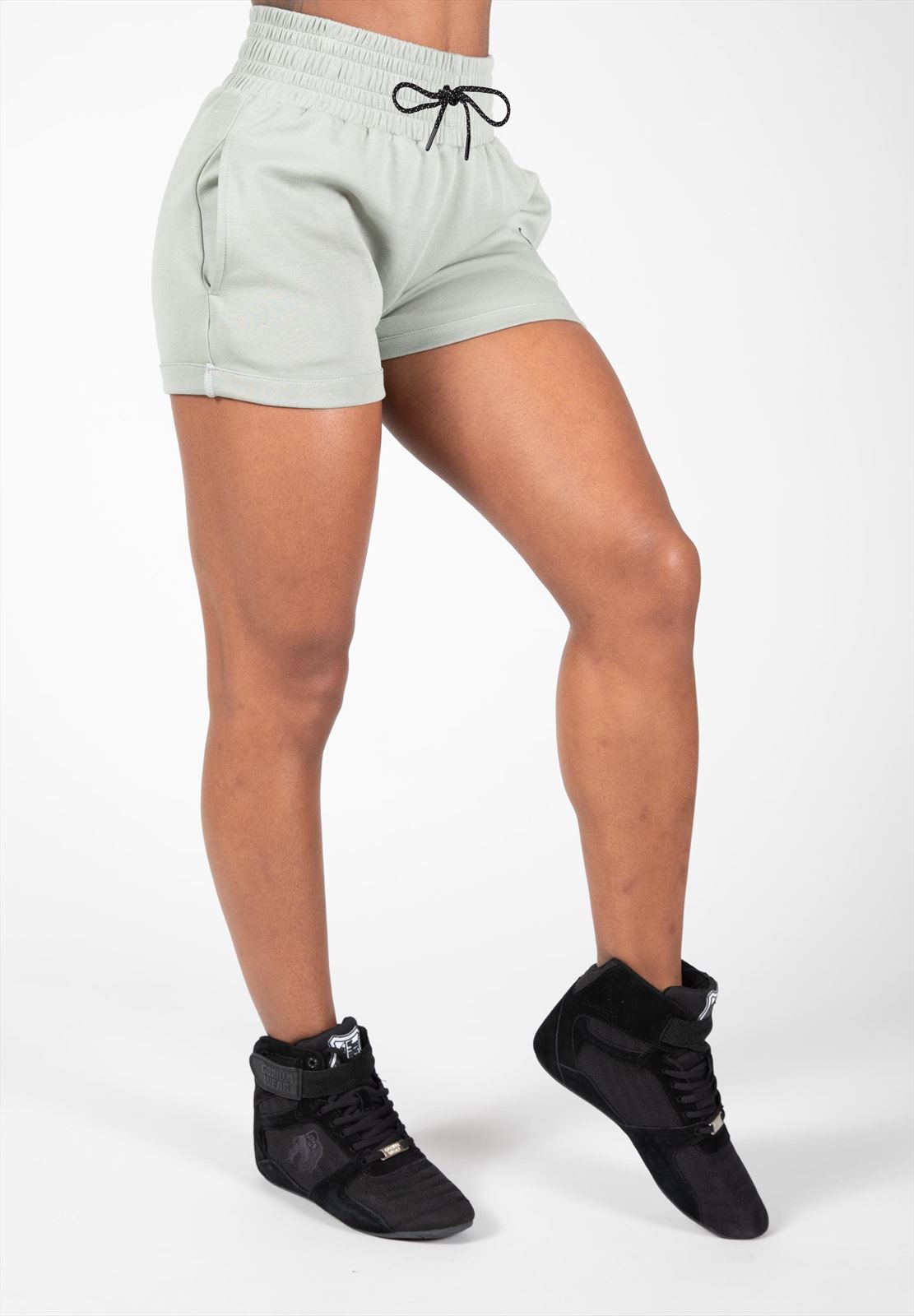 Gorilla Wear Pixley Sweatshorts - Lichtgroen - Aanzicht