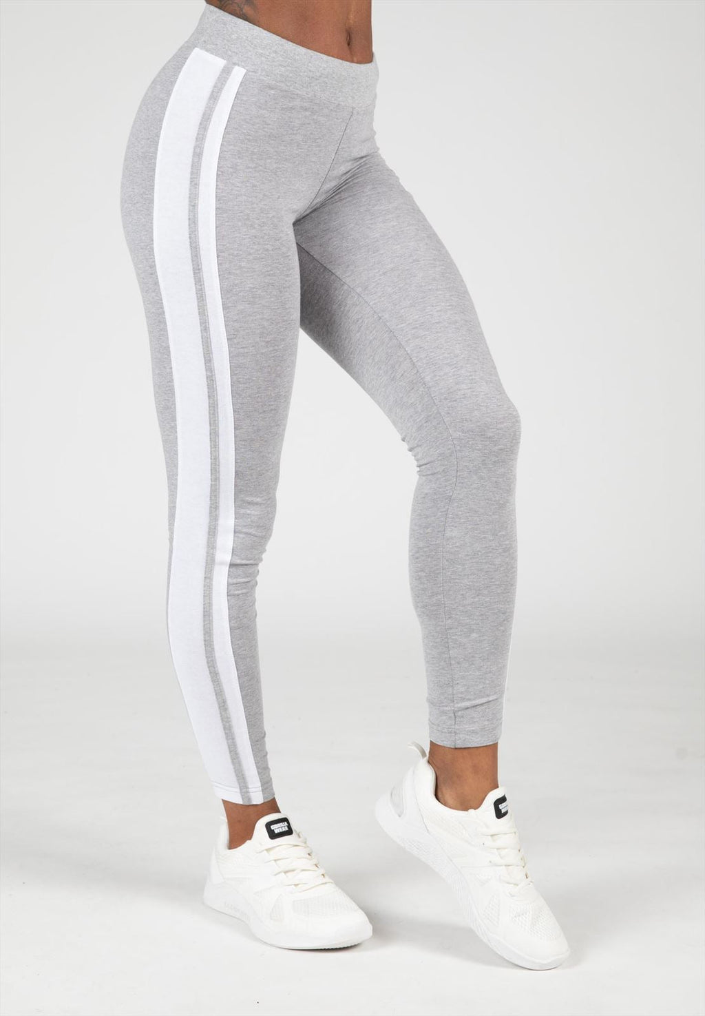 Gorilla Wear Hailey Leggings - Grijs Gemeleerd - Aanzicht