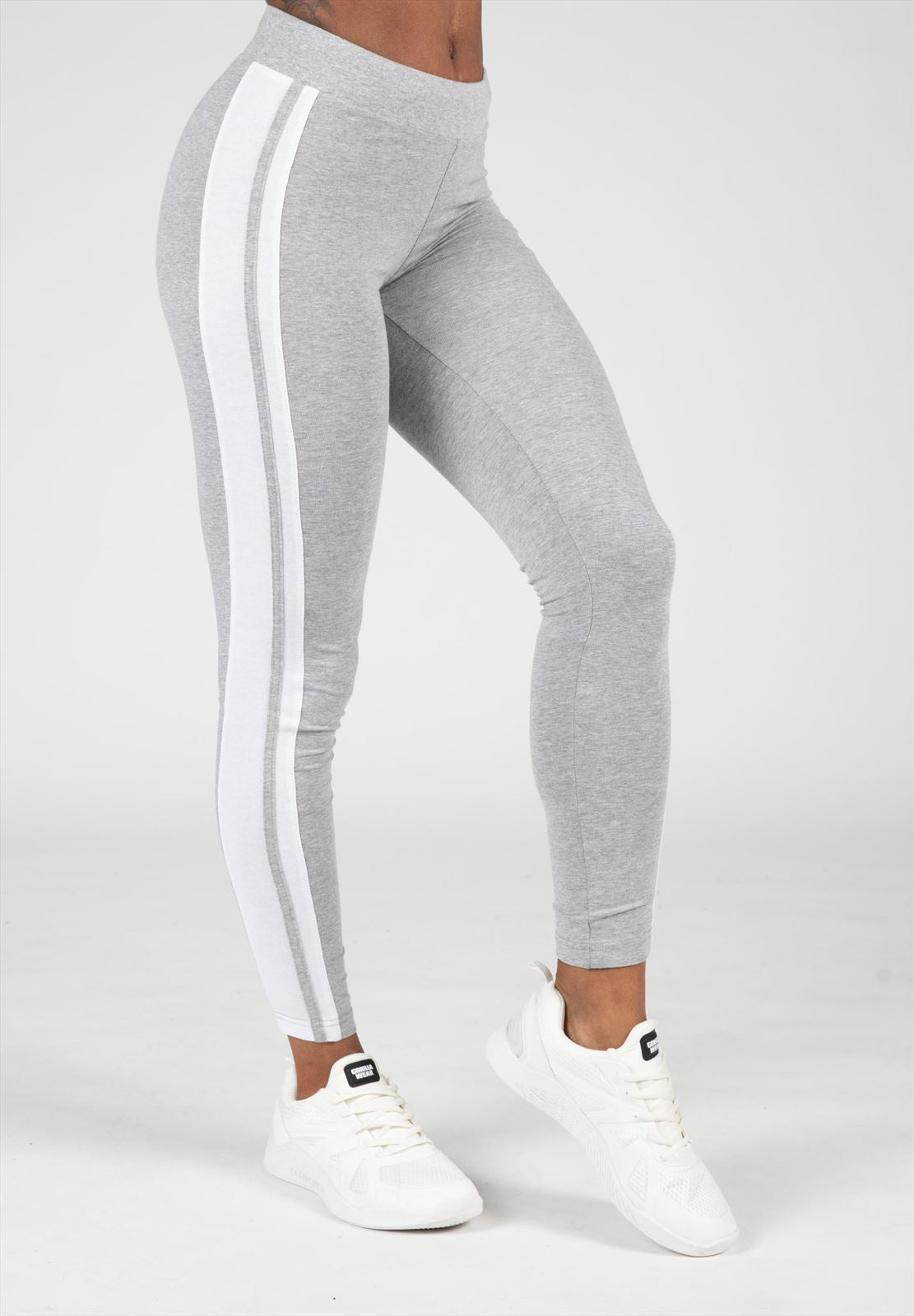 Gorilla Wear Hailey Leggings - Grijs Gemeleerd - Aanzicht