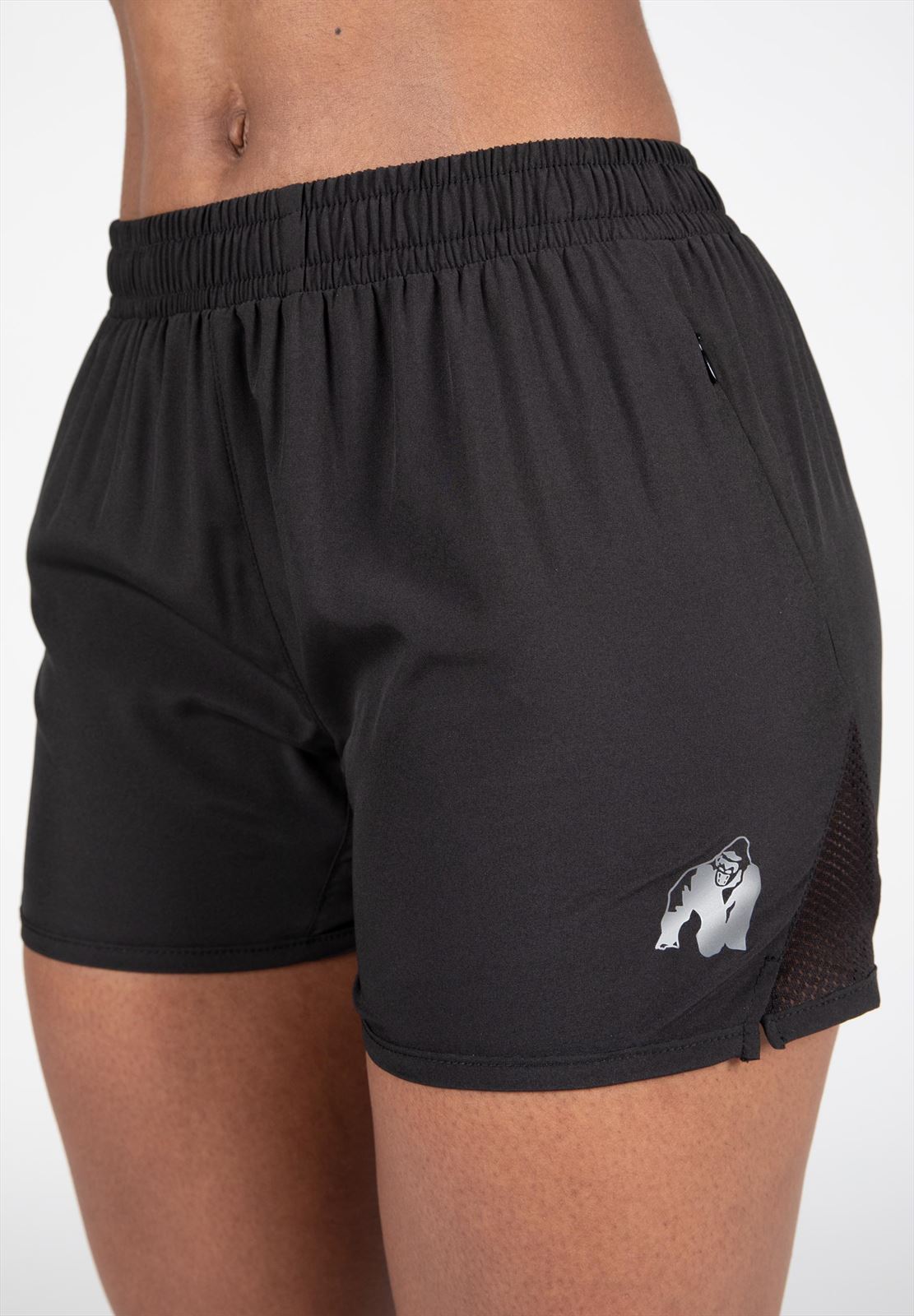 Gorilla Wear Santa Ana Shorts - Zwart - Aanzicht