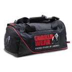 Gorilla Wear Jerome Sporttas - Zwart/Rood - Aanzicht