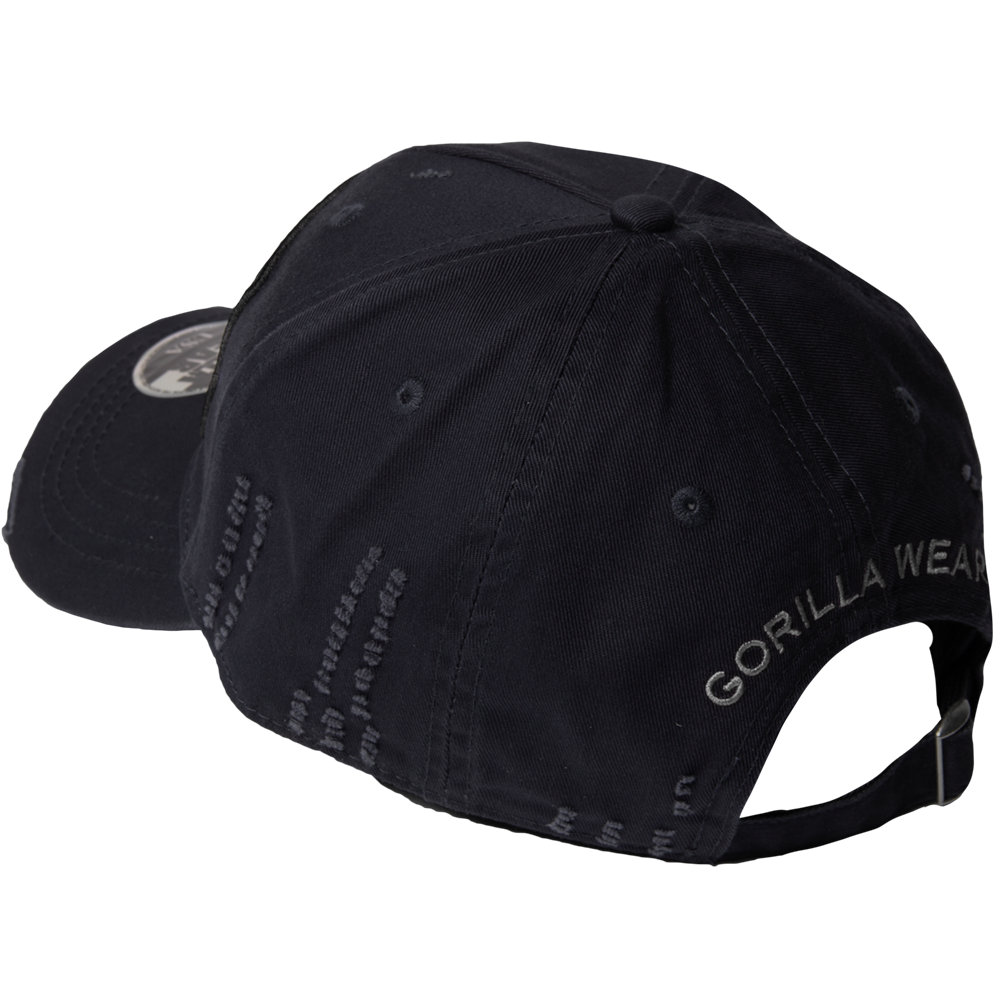 Gorilla Wear Harrison Pet - Zwart/Wit - Aanzicht