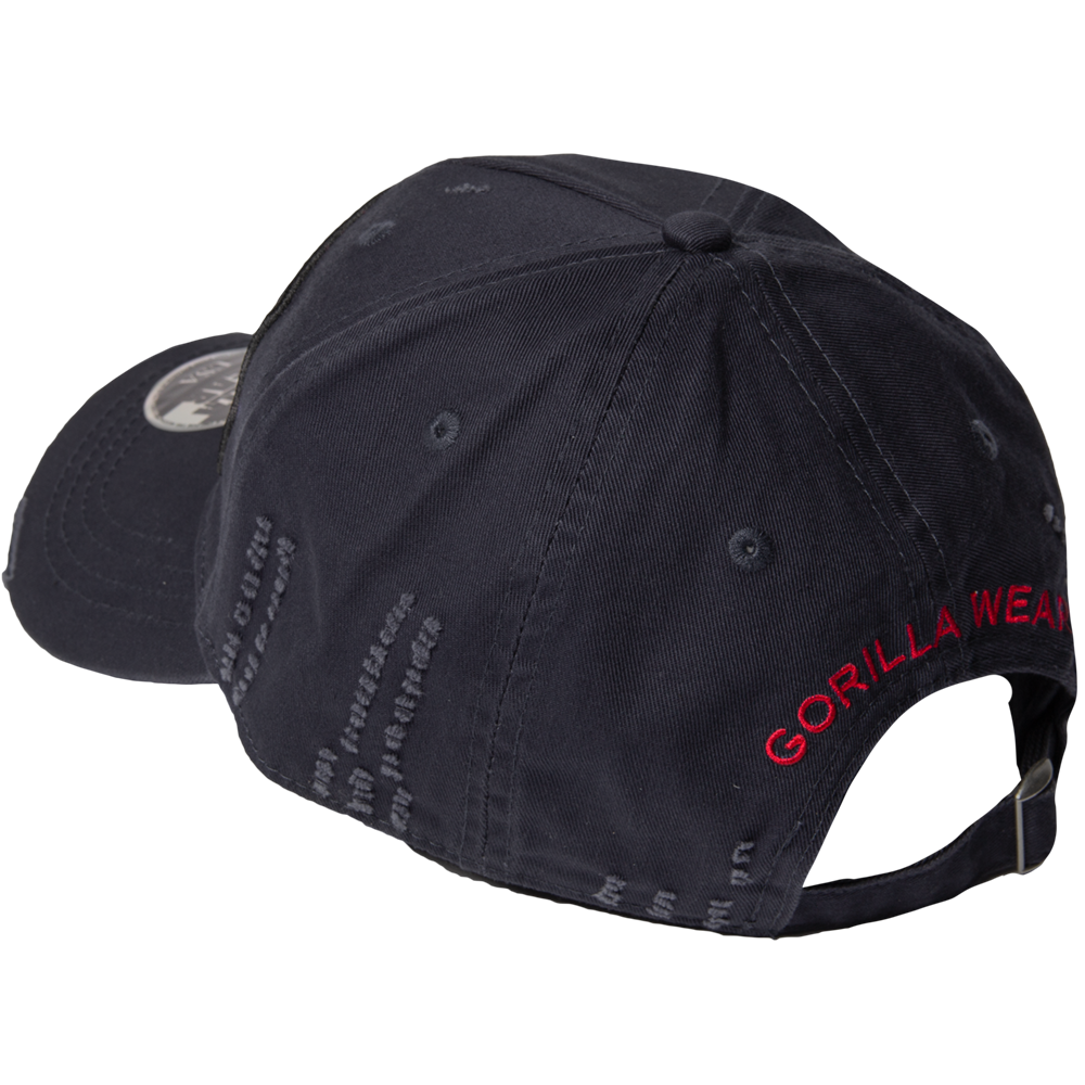 Gorilla Wear Harrison Pet - Zwart/Rood - Aanzicht