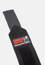 Gorilla Wear Wrist Wraps Ultra - Zwart/Zwart - Aanzicht