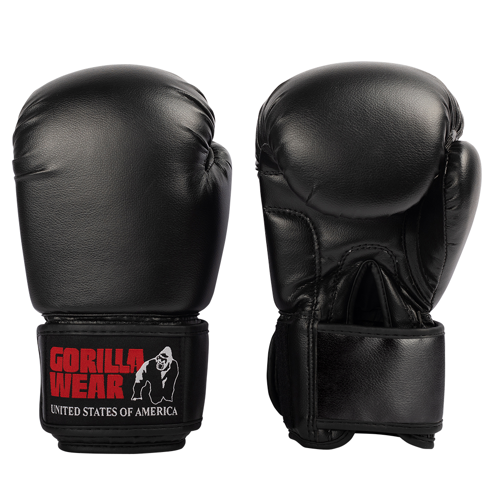 Gorilla Wear Mosby Bokshandschoenen - Zwart - Aanzicht