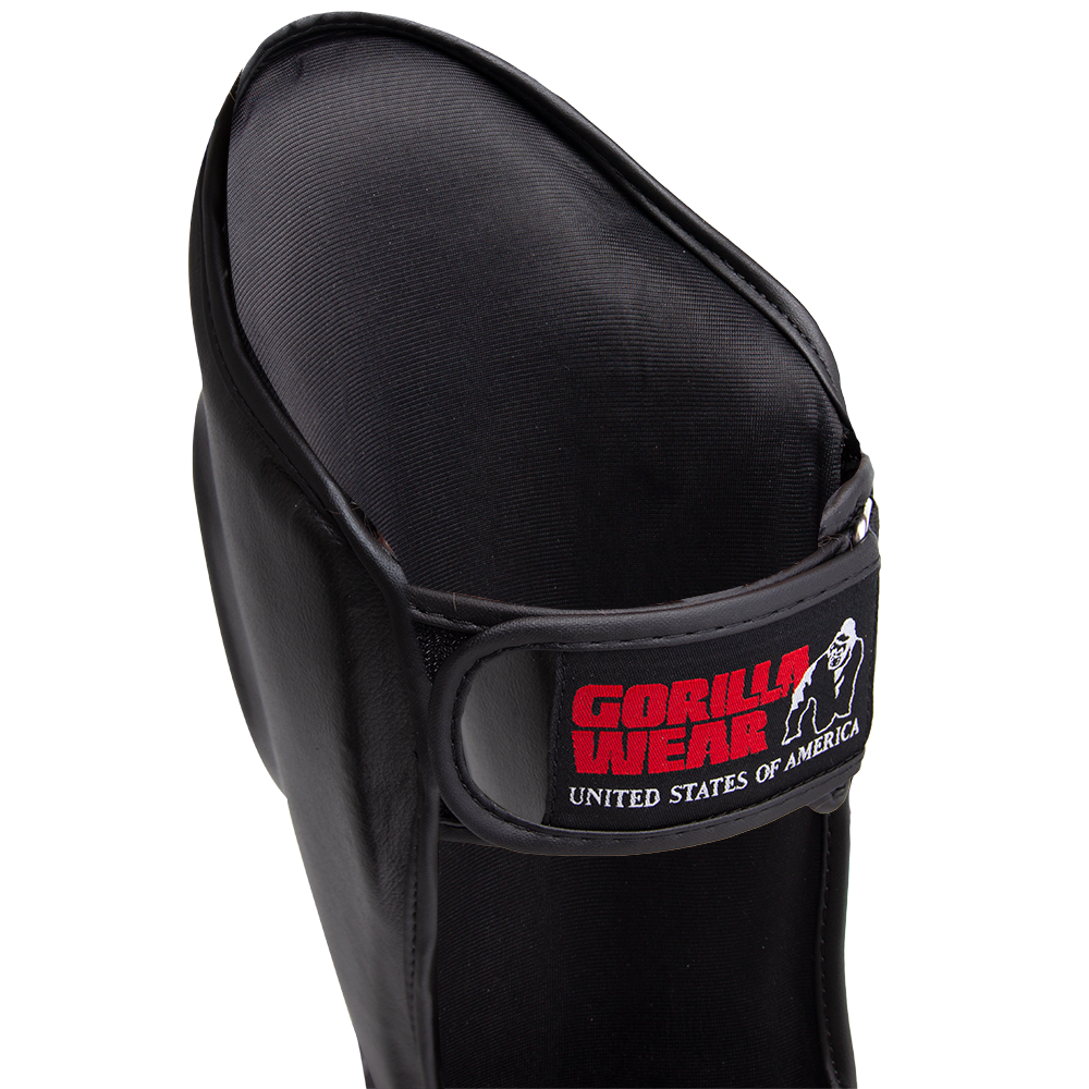 Gorilla Wear Mosby Scheenbeschermers - Zwart - Aanzicht