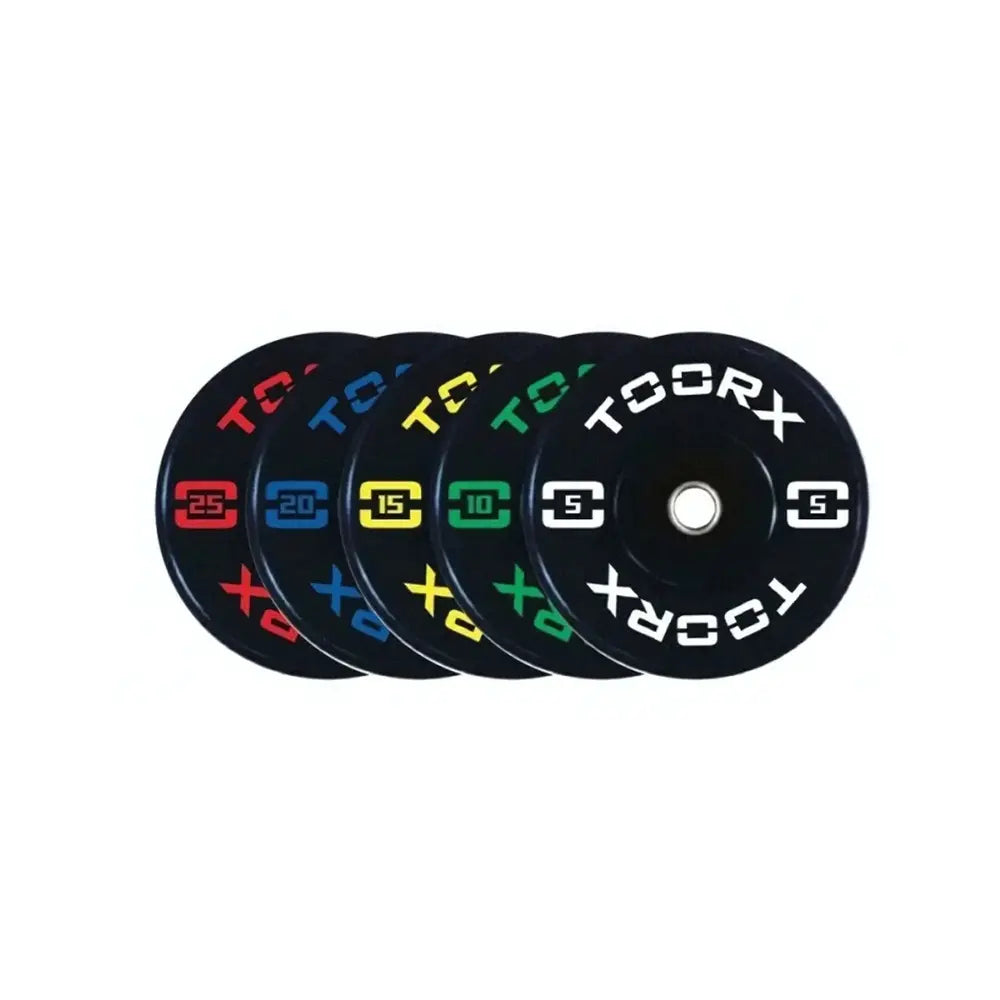 Toorx Fitness Bumper Plate - Professional Olympische Halterschijf - 5 kg - Aanzicht