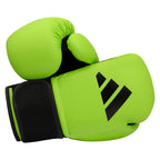 Adidas Junior Boxing Set - Groen/Zwart - 8 oz - Aanzicht
