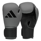 Adidas Junior Boxing Set - Grijs/Zwart - 10 oz - Aanzicht