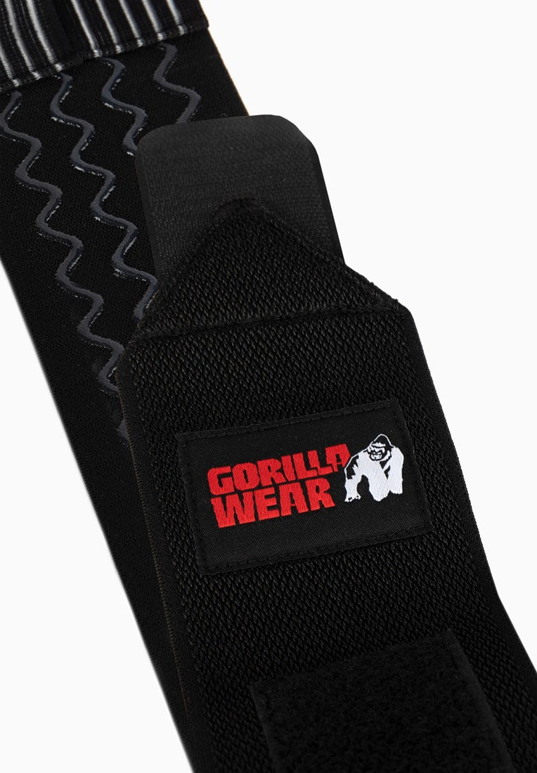 Gorilla Wear Ankle Wraps - Zwart - Aanzicht