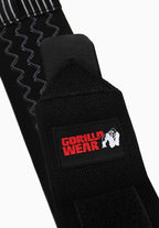 Gorilla Wear Ankle Wraps - Zwart - Aanzicht