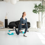 HMS Fitness Premium Aerobic Step - Wit/Blauw - Aanzicht