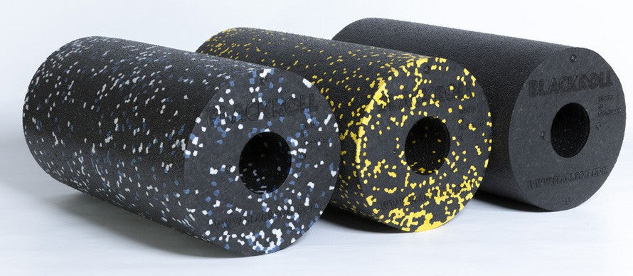 Blackroll Standard Foam Roller - 30 cm - Zwart/Wit/Blauw - Aanzicht