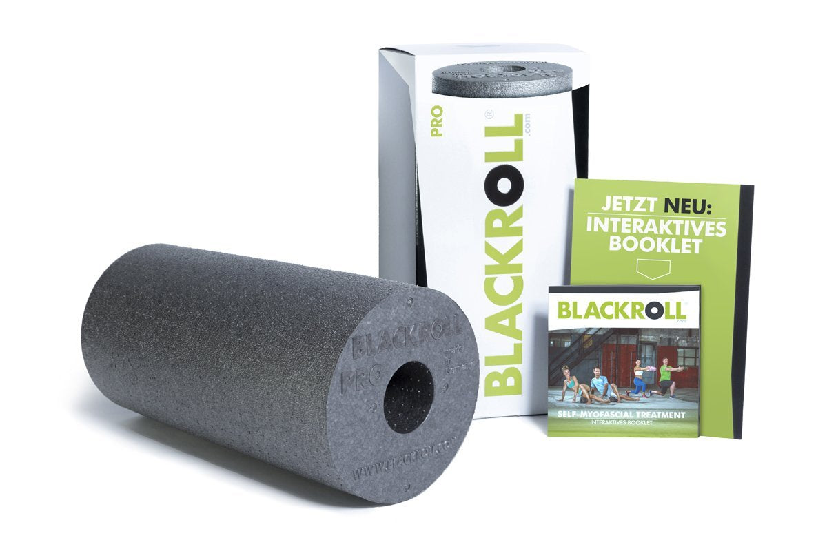 Blackroll Pro Foam Roller - 30 cm - Grijs - Aanzicht