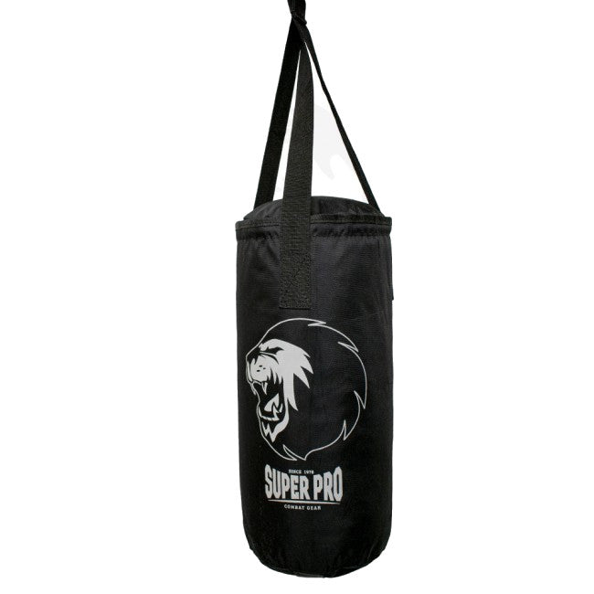 Super Pro Combat Gear Junior Bokszak Set - Zwart / Wit - Aanzicht