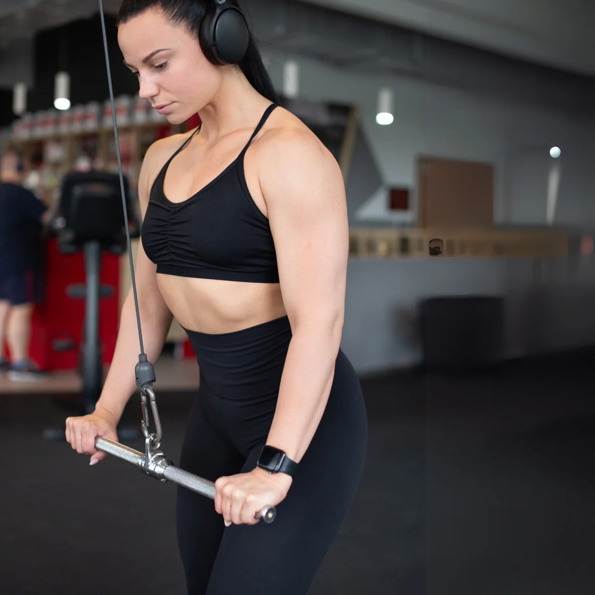 Toorx Fitness BTDN Straight Triceps Bar - Aanzicht
