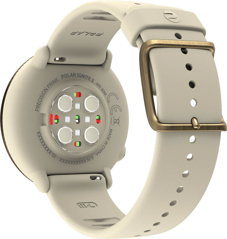 Polar Ignite 2 Sporthorloge - Champagne / Goud - Aanzicht