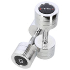 HMS Chroom Dumbbell Set - 2 x 9 kg - Aanzicht