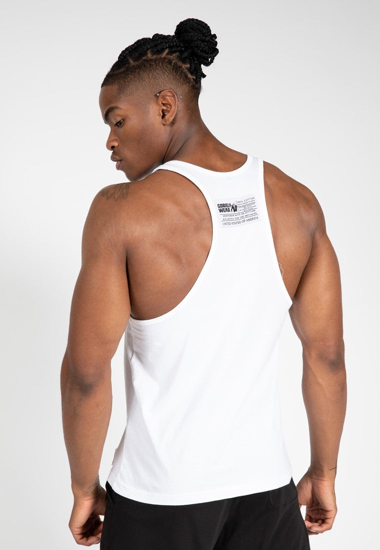Gorilla Wear Classic Tank Top - Wit - Aanzicht
