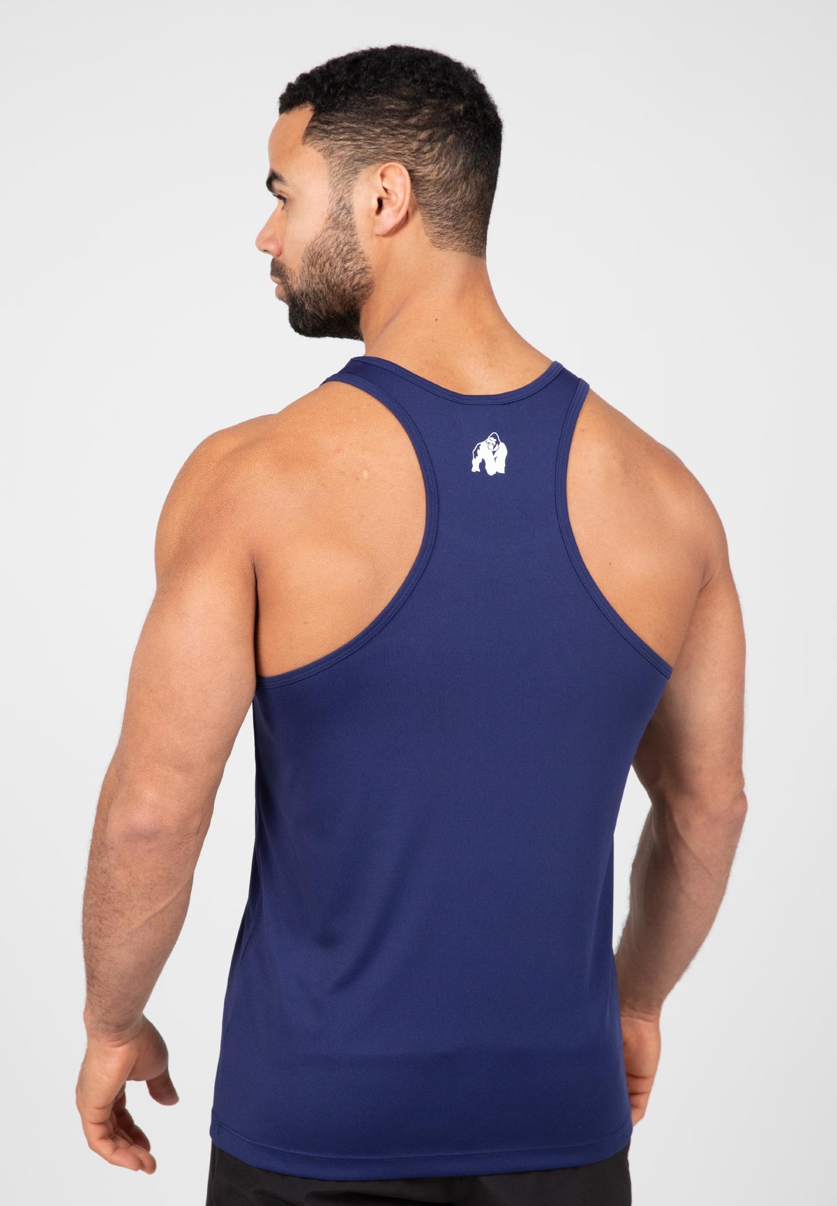 Gorilla Wear Classic Training Tank Top - Marine blauw - Aanzicht