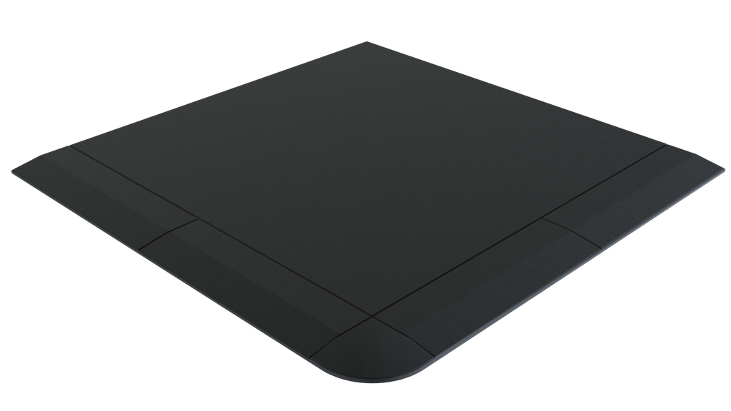 Flow Fitness Rubberen Tegel - 100 x 100 x 2 cm - Aanzicht