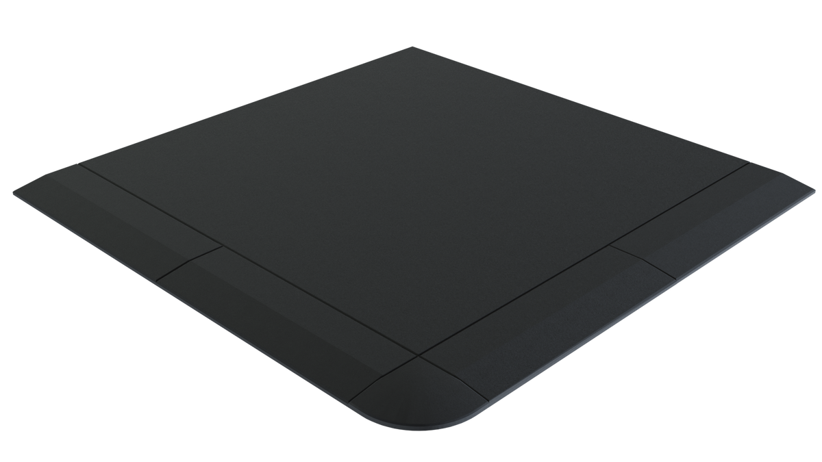 Flow Fitness Rubberen Tegel - 100 x 100 x 2 cm - Aanzicht