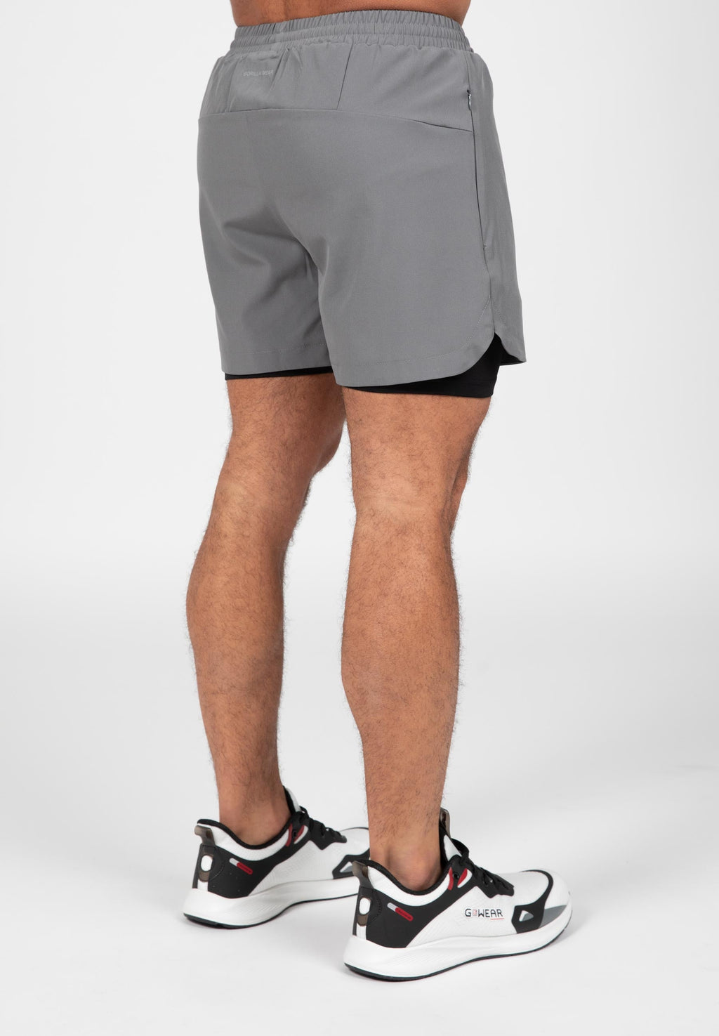 Gorilla Wear Cortez 2-in-1 Shorts - Antraciet - Aanzicht