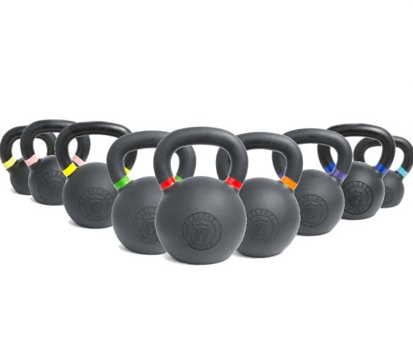 Lifemaxx Crossmaxx Kettlebell - Gietijzer met Poedercoating - 20 kg - Aanzicht
