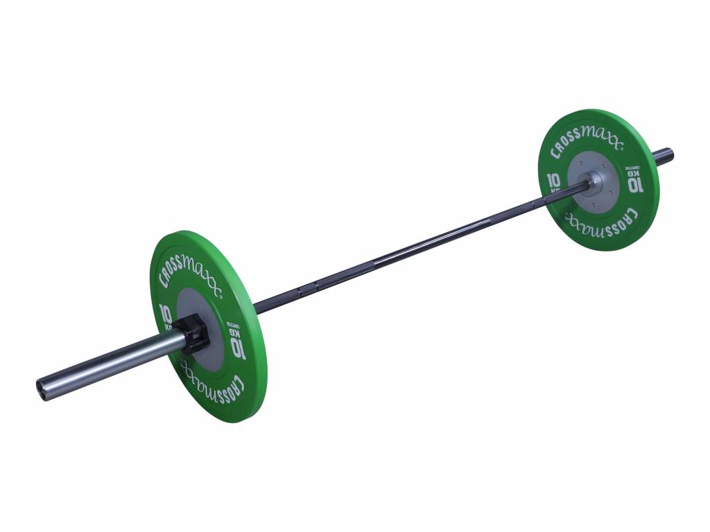 Lifemaxx Crossmaxx Olympische Halterstang - 220 cm (50 mm) - Zwart - Aanzicht