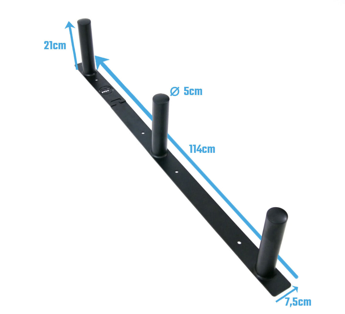 Muscle Power Ophangbeugel voor Halterschijven - 3 Pinnen - Aanzicht