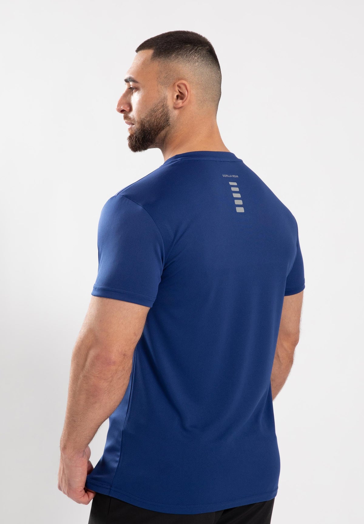 Gorilla Wear Easton T-shirt - Blauw - Aanzicht