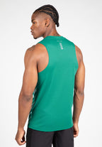 Gorilla Wear Easton Tank Top - Groen/Wit - Aanzicht