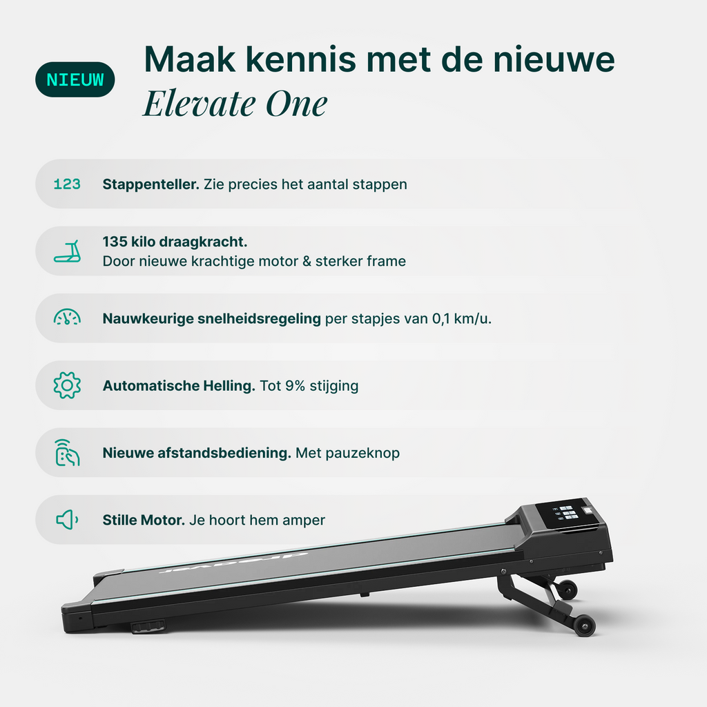 Dreaver Elevate One Walkingpad - met Stappenteller - Aanzicht