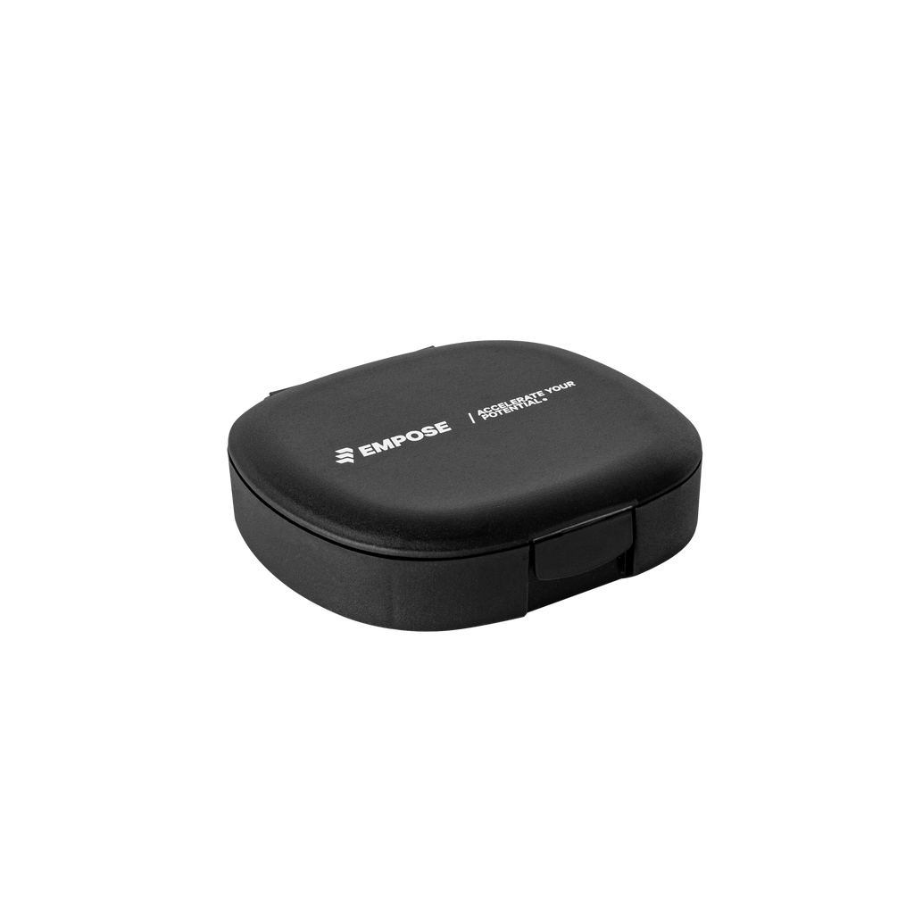 Empose Nutrition Pillbox - Pillendoosje voor Supplementen - Zwart - Aanzicht