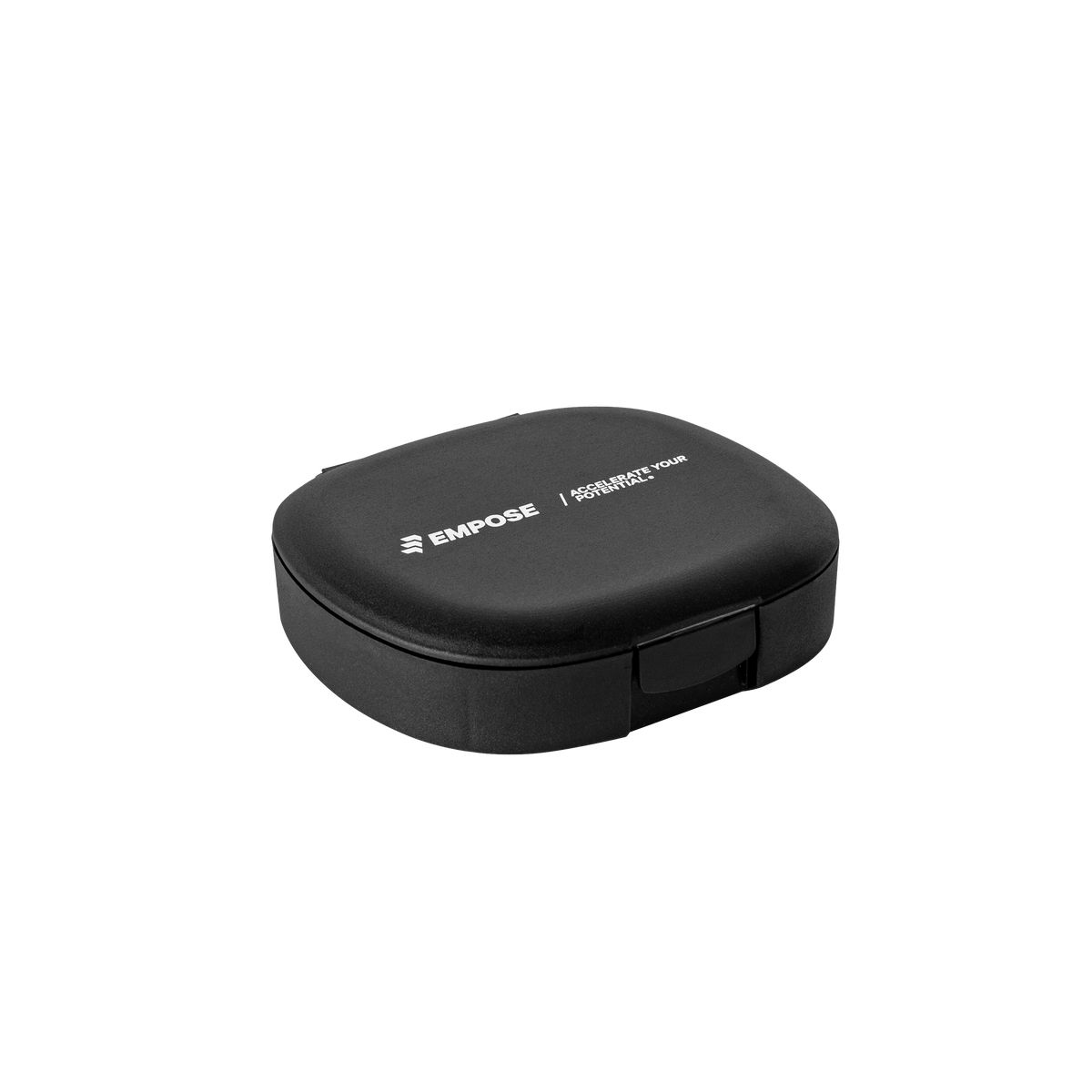 Empose Nutrition Pillbox - Pillendoosje voor Supplementen - Zwart - Aanzicht