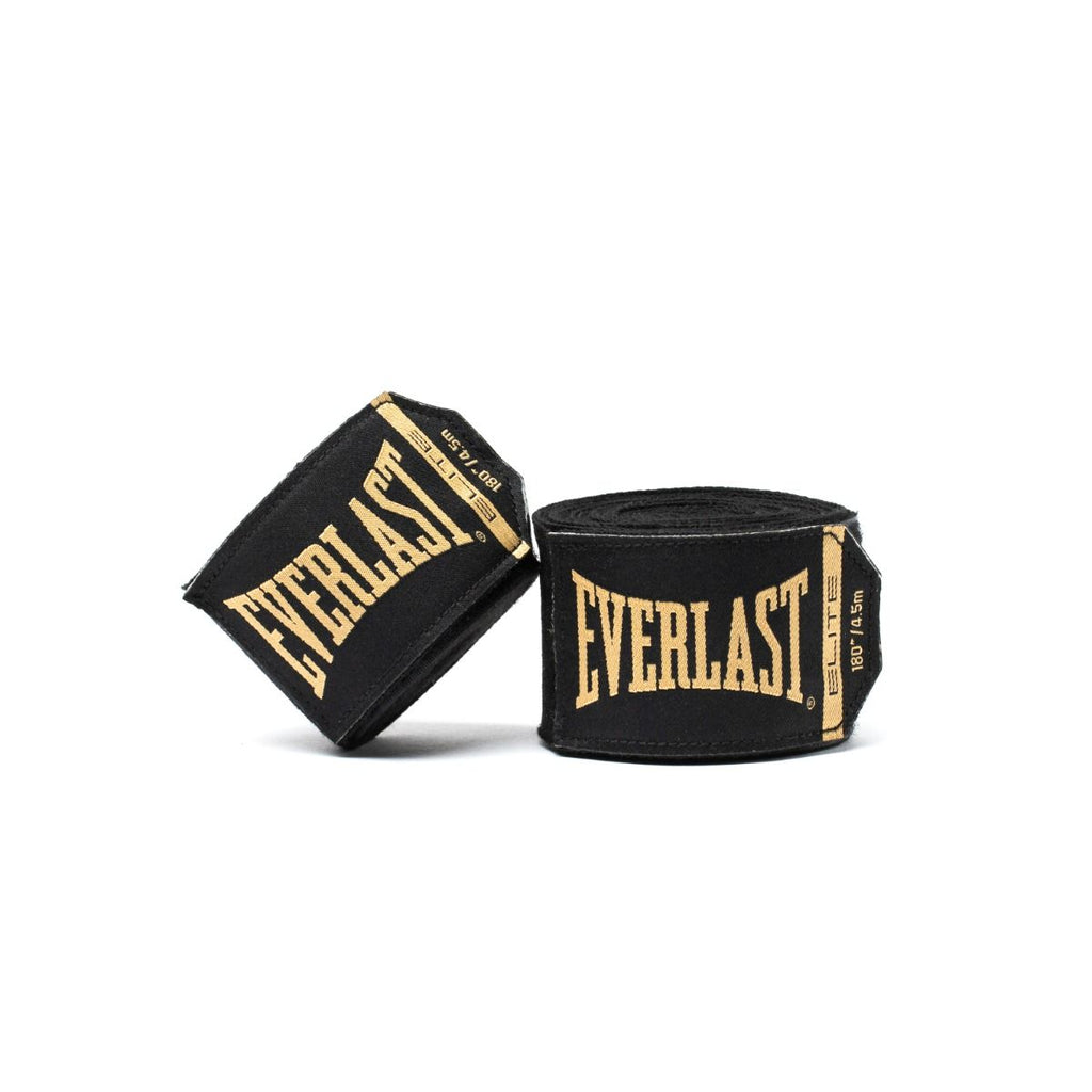 Everlast Elite Hand Wraps - Zwart - 457 cm - Aanzicht