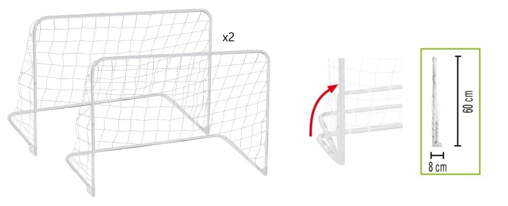 Garlando Voetbaldoeltjes Set Train & Score - Aanzicht